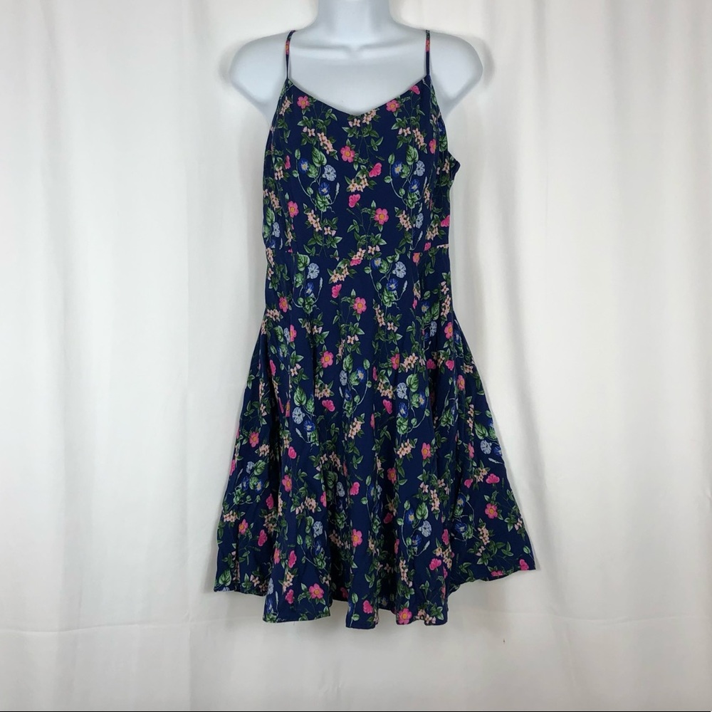 Old Navy floral spaghetti strap mini sundress L - Picture 12 of 15